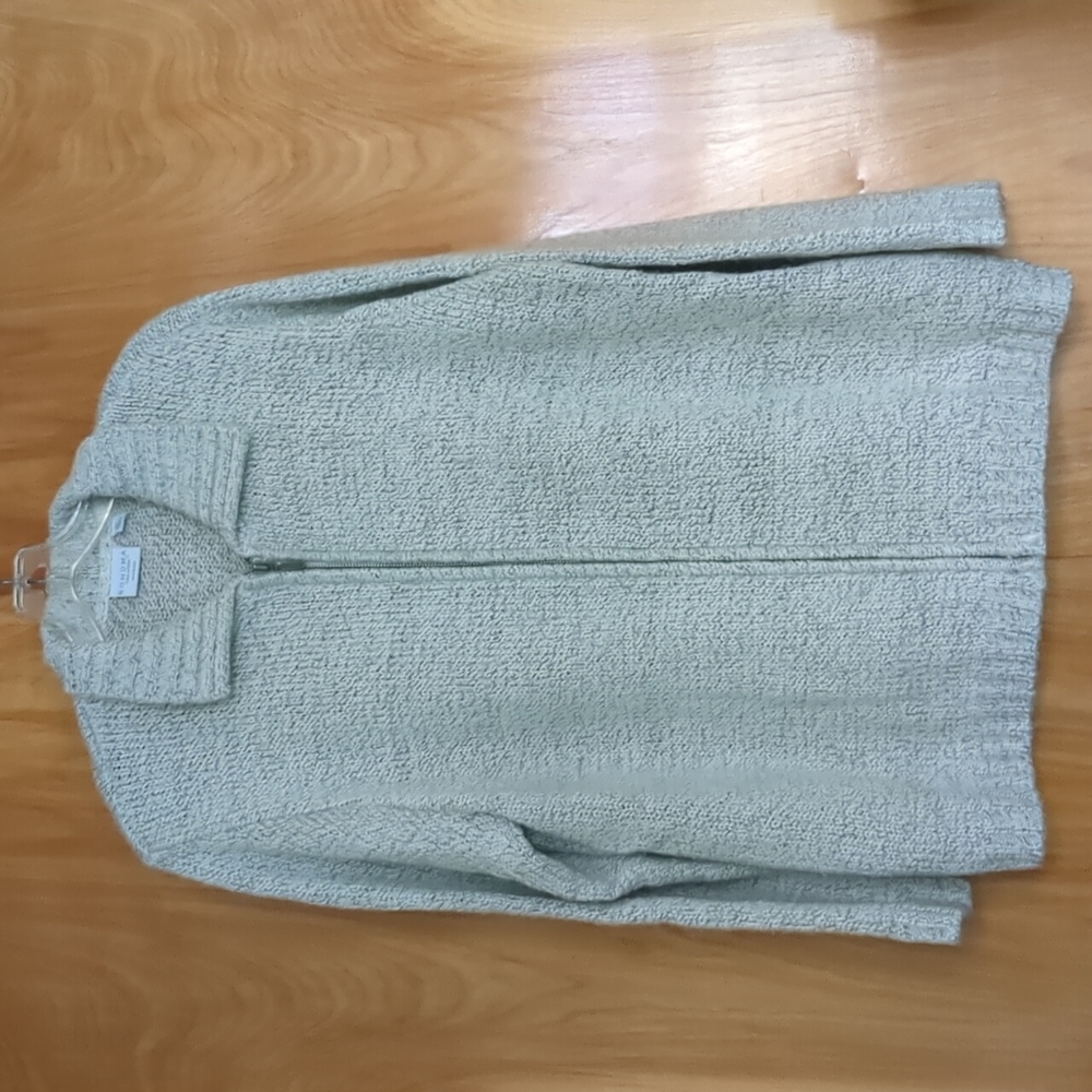 Sonoma Lifestyle Woman's Gray Zip Up Sweater 2X